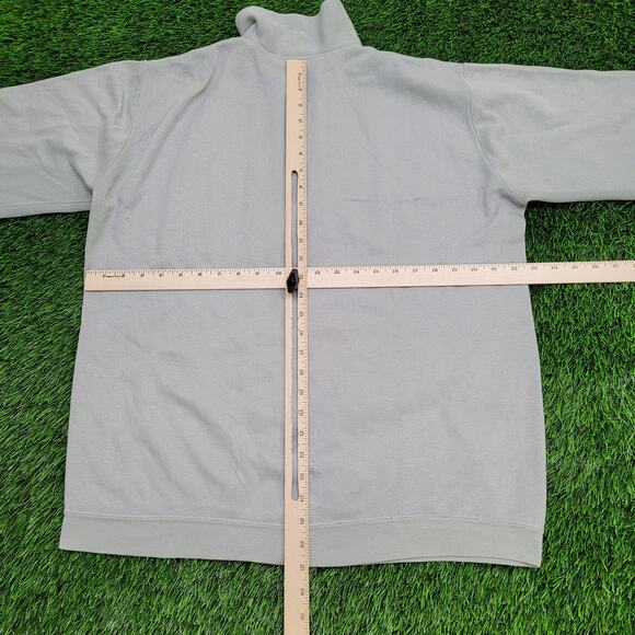 Vintage 80s MOD Sweatshirt Large 23x27 Gray - Picture 4 of 13